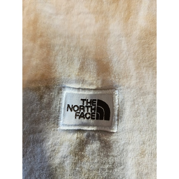 The North Face‎ Men's Lg Short Sleeve Brown Tie Dye Box Logo Crew T-Shirt (A379) - Picture 2 of 6